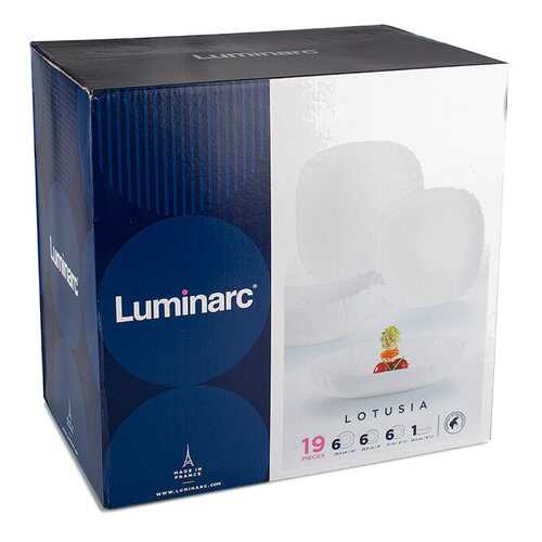 Столовый сервиз Luminarc Lotusia H1792 белый в Tescoma