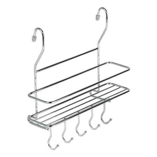 Полка на рейлинг малая с крючками MX-402 хром глянец в Tescoma